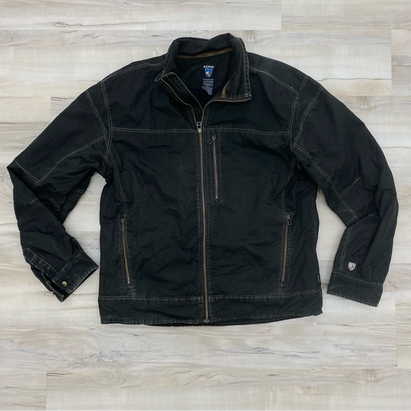Kuhl Burr Full Zip Jacket Mens XL Vintage Patina Dye Lined